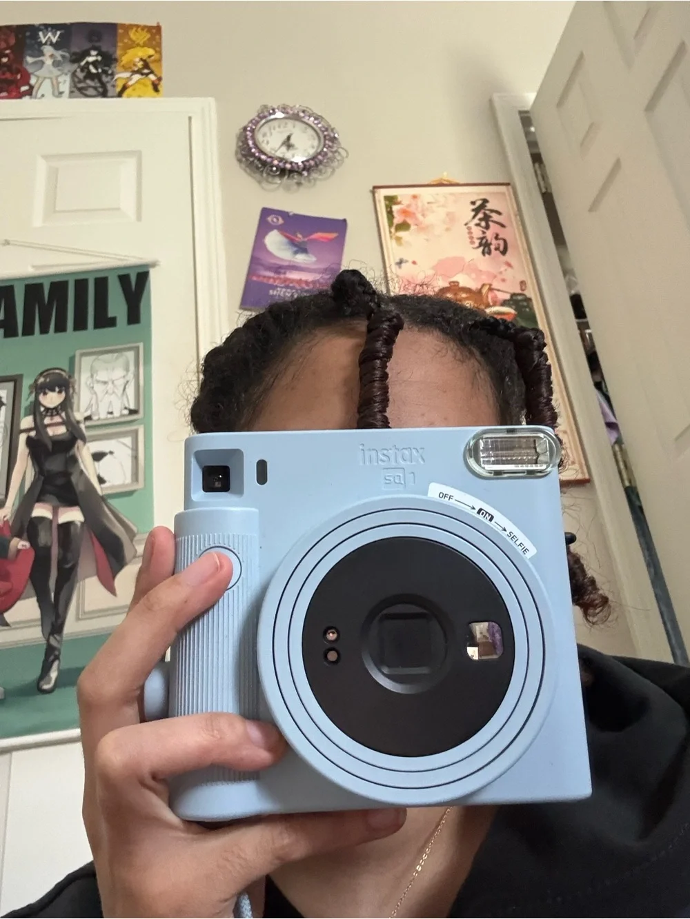 Instax SQ1 Light Blue Instant Camera